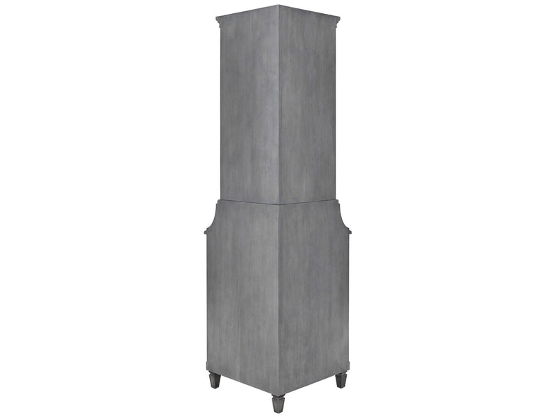 Past Forward - Justeene Corner Cabinet - Dark Gray