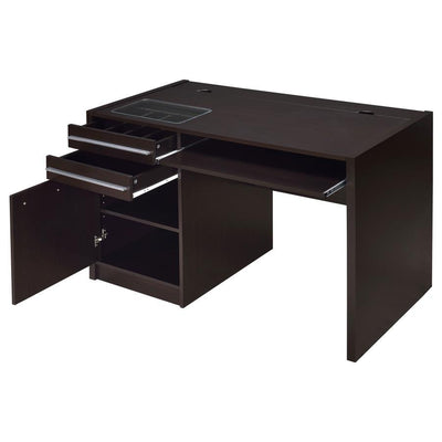 Halston - 3-drawer Connect-it Office Desk - Grand Furniture GA