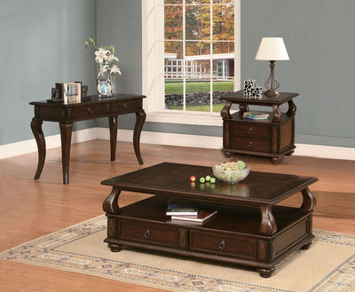 Amado - Coffee Table - Walnut - Grand Furniture GA