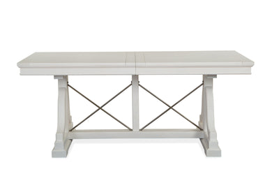 Heron Cove - Trestle Dining Table - Chalk White.