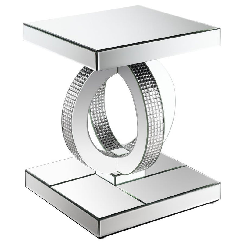 Breena - Square End Table - Mirror.