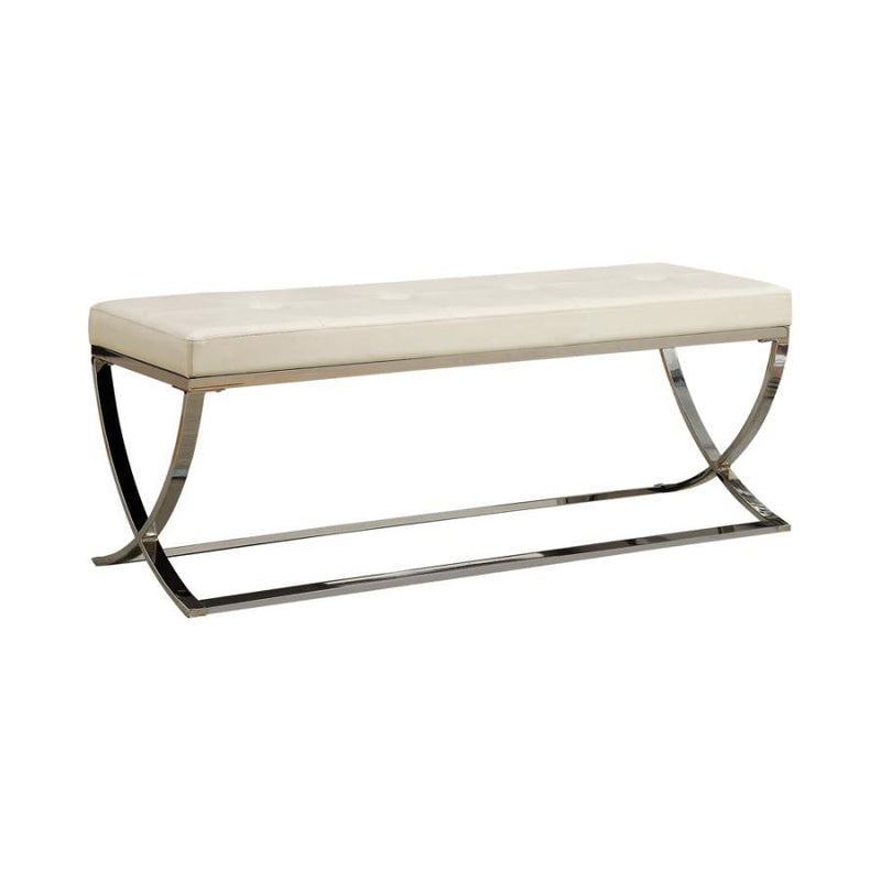 Walton - Bench with Metal Base.