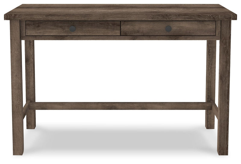 Arlenbry - Gray - Home Office Desk - Rectangular.