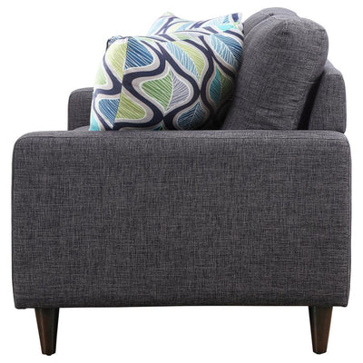 Watsonville - Tufted Back Loveseat - Grey.